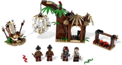 LEGO Piratas del Caribe 4182 - La Huída del Poblado Caníbal