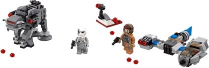 LEGO Star Wars Microfighter 75195 - Speeder Esquiador vs. Caminante de la Primera Orden