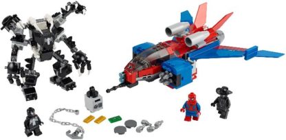 LEGO Marvel 76150 - Jet Arácnido vs. Armadura Robótica de Venom