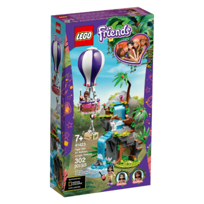 LEGO Friends 41423 - Rescate en la Jungla del Tigre en Globo