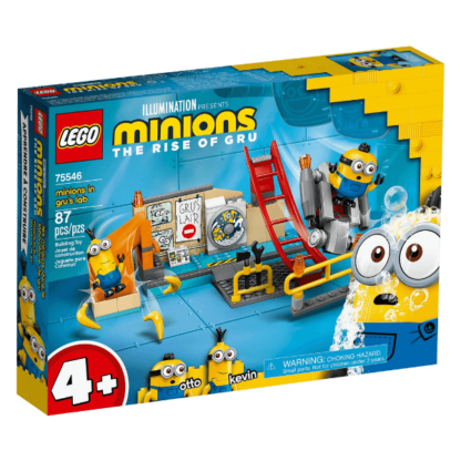 LEGO Minions 75456 para niños de 4 años (Minions en el Laboratorio de Gru)