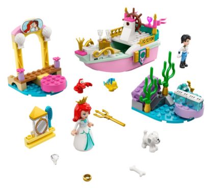 LEGO Disney para niños a partir de 4 años - Barco de Ceremonias de Ariel - 43191