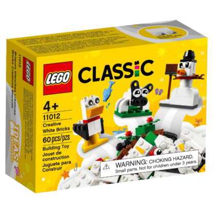 LEGO Classic 11012 - Caja de 60 ladrillos blancos