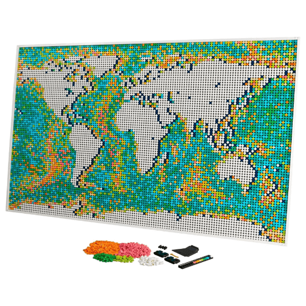 El Set LEGO® más grande - Mapamundi 30203