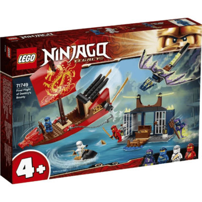 LEGO Ninjago para Niños de 4 años - Vuelo Final del Barco de Asalto Ninja