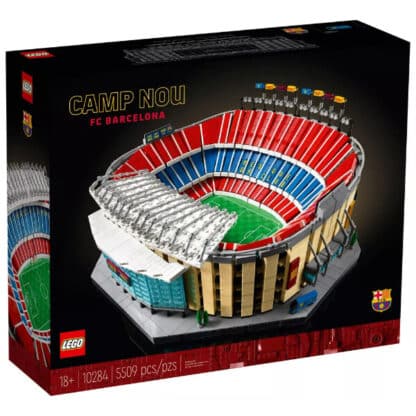 Construccion del Camp Nou en LEGO
